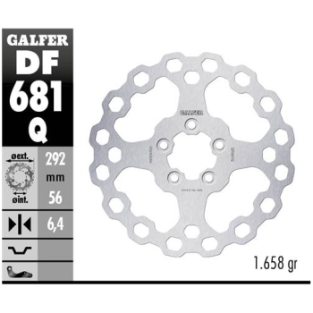 disco freno moto moto fijo galfer qubic 292x6 4mm