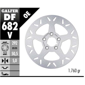 disco freno moto fijo galfer 292x5mm df682v