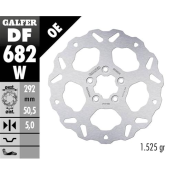 disco freno moto galfer wave fijo 292x5mm df682w