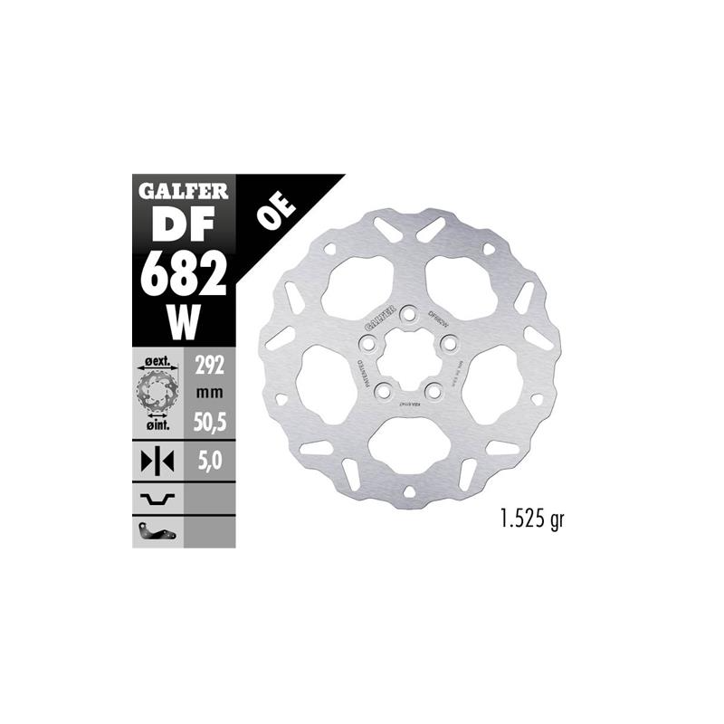disco freno moto galfer wave fijo 292x5mm df682w
