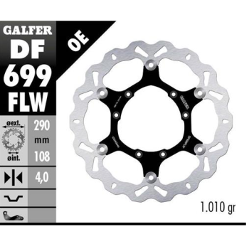 disco freno moto galfer wave flotante 290x4mm df69