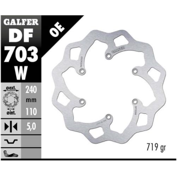 disco freno moto galfer wave fijo 240x5mm df703w