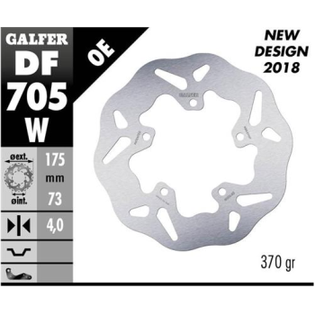 disco freno moto galfer wave fijo 175x4mm df705w