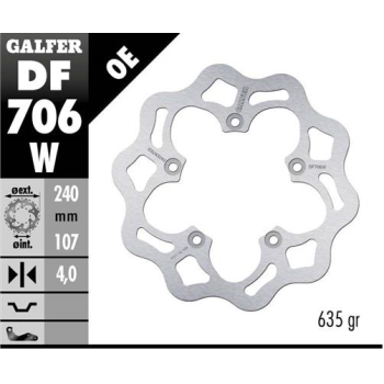 disco freno moto galfer wave fijo 240x4mm df706w