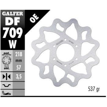 disco freno moto galfer wave fijo 218x3 5mm df709w