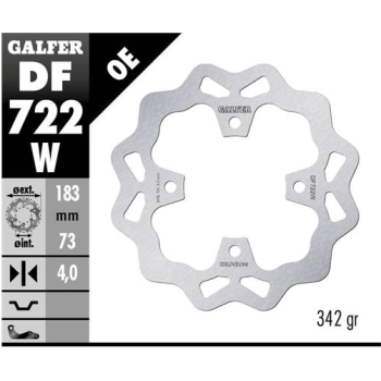 disco freno moto galfer wave fijo 183x4mm df722w