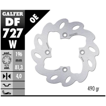 disco freno moto galfer wave fijo 196x4mm df727w