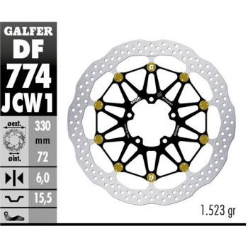 disco freno moto galfer wave flotante df774jcw1g03