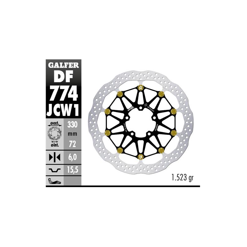 disco freno moto galfer wave flotante df774jcw1g03