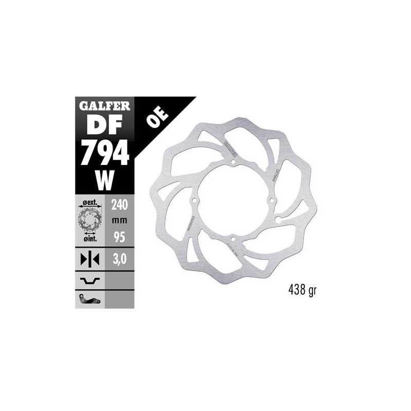 disco freno moto galfer wave fijo 240x3mm df794w