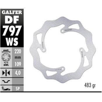 disco freno moto moto galfer wave fijo 220x4m df79