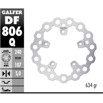 disco freno moto moto fijo galfer qubic 240x5mm df