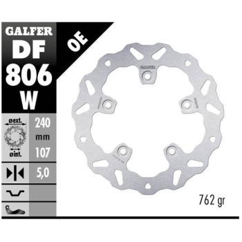 disco freno moto galfer wave fijo 240x5mm df806w