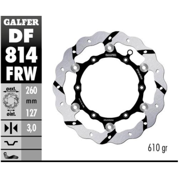 disco freno moto galfer wave flotante derecho df81