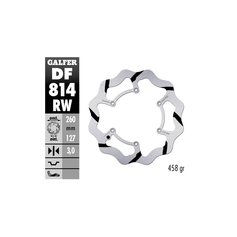 disco freno moto galder wave fijo 260x3mm df814rw