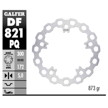 disco freno moto galfer brake track cubiq df821pq