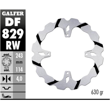 disco freno trasero galder wave fijo 243x4mm df829rw tm smx 660 f 09 rear