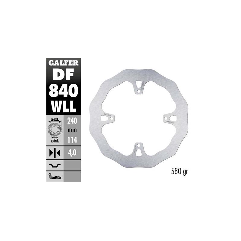 disco freno moto galder wave fijo solido df840wll