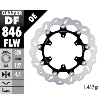 disco freno moto galfer wave flotante 320x4 5mm df