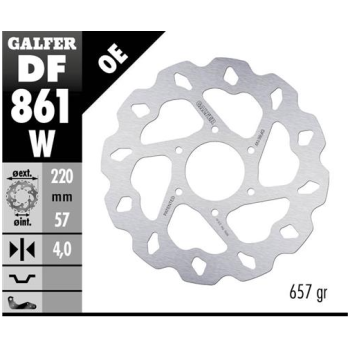 disco freno moto galfer wave fijo 220x4mm df861w