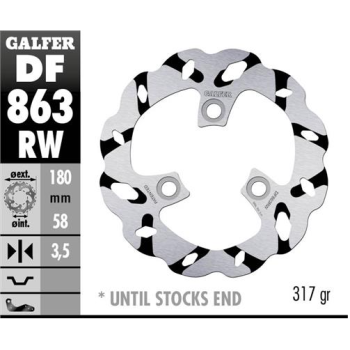 disco freno moto galfer wave fijo 180x3 5mm df863r