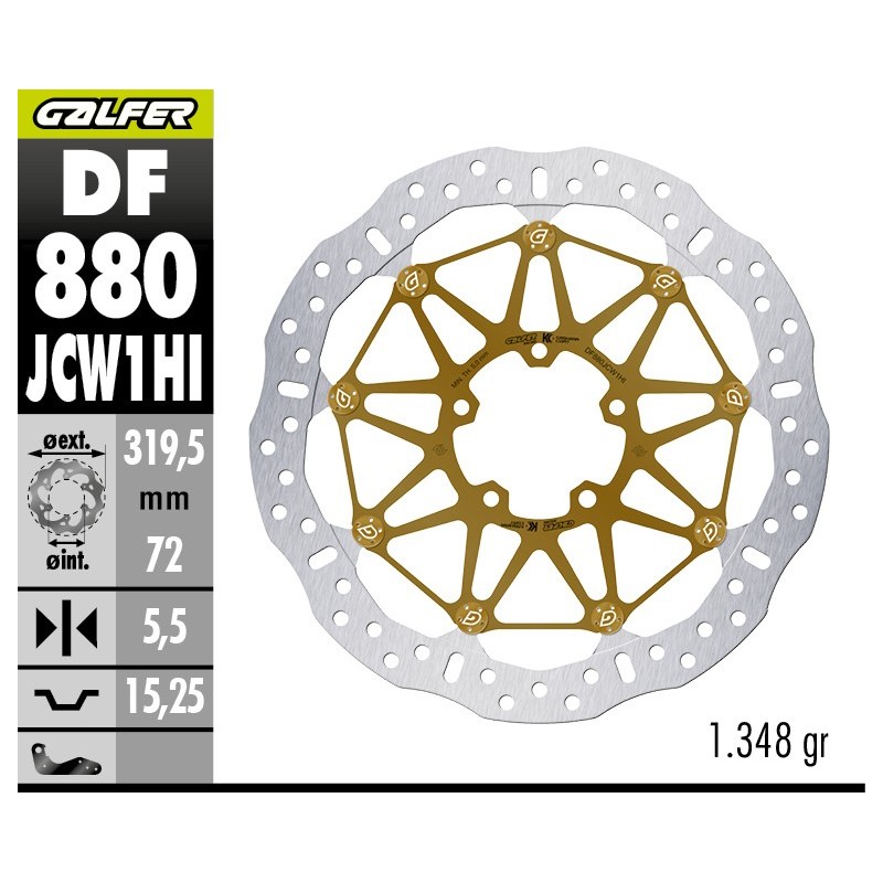 disco de freno w floatech 320x5 5mm kashima