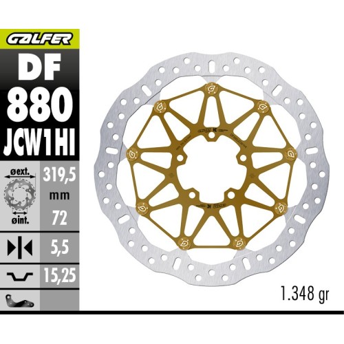 disco de freno w floatech 320x5 5mm kashima
