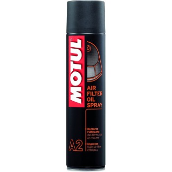 aceite para filtros motul a2 air filter oil spray 0 400l 102986