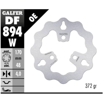 disco freno moto galfer wave fijo 170x4mm df894w