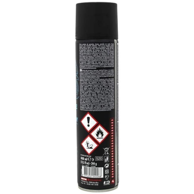 abrillantador moto motul e10 shine go spray 0 400l 103175