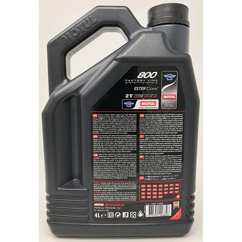 aceite motul 800 2t fl off road 4l 104039