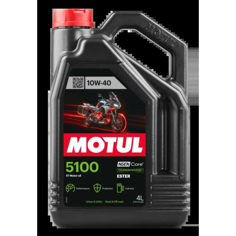 aceite motul 5100 10w40 4t 4l 104068