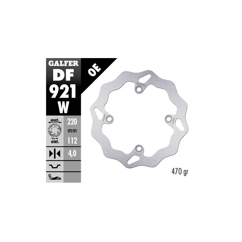 disco freno moto galfer wave fijo 220x4mm df921w