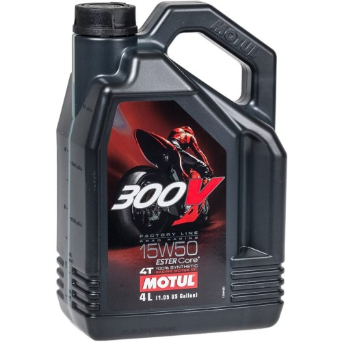 aceite motul 300v fl road racing 15w50 4l 104129