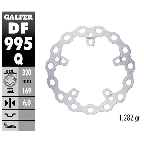 disco freno moto moto fijo galfer qubic 320x6mm df