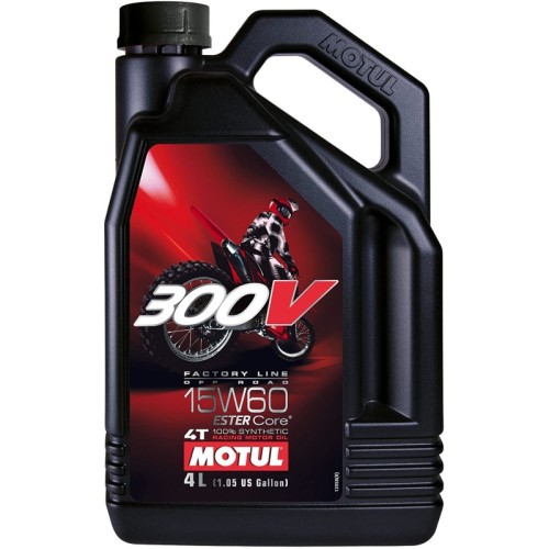aceite motul 300v fl off road 15w60 4l 104138