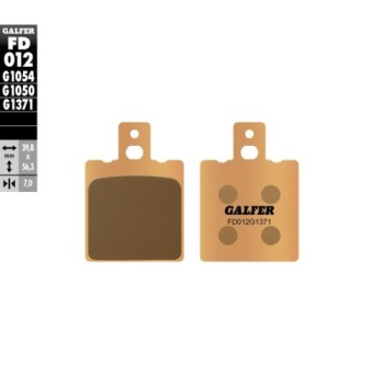 pastillas de freno moto galfer sinter street fd012