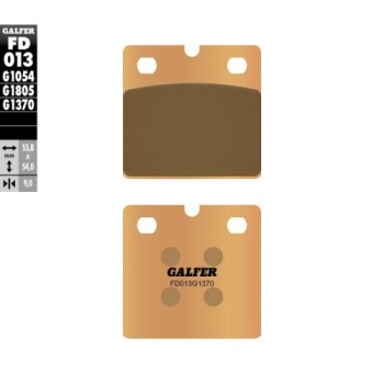 pastillas de freno moto galfer sinter street fd013