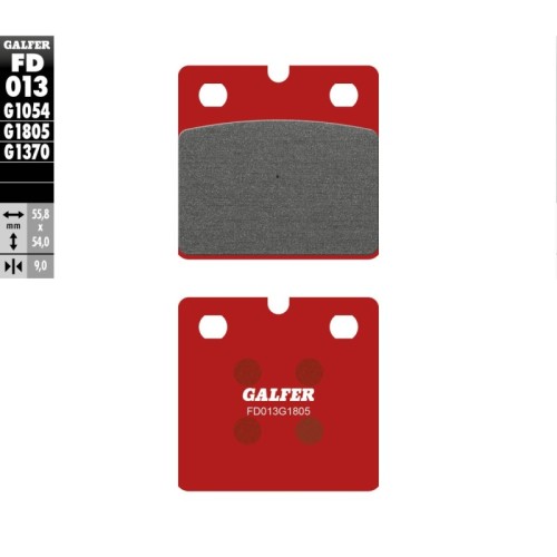 pastillas de freno moto galfer trial top fd013g180