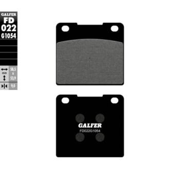 pastillas de freno moto galfer semi metal fd022g10