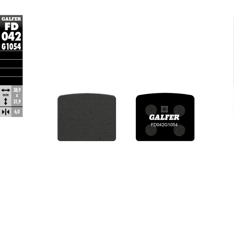 pastillas de freno moto galfer semi metal fd042g10
