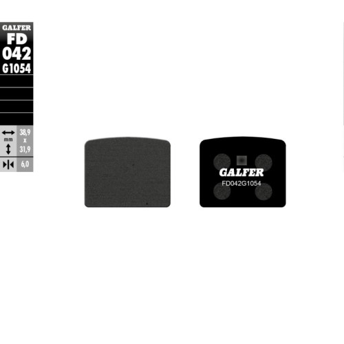 pastillas de freno moto galfer semi metal fd042g10