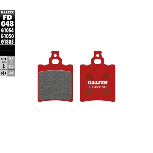 pastillas de freno moto galfer trial top fd048g180