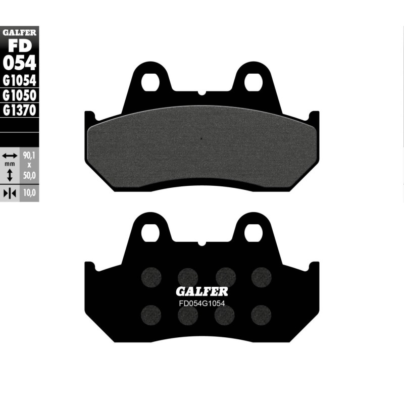 pastillas de freno moto galfer semi metal fd054g10