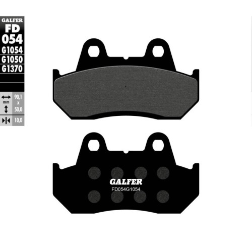 pastillas de freno moto galfer semi metal fd054g10