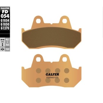 pastillas de freno moto galfer sinter street fd054