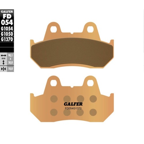 pastillas de freno moto galfer sinter street fd054