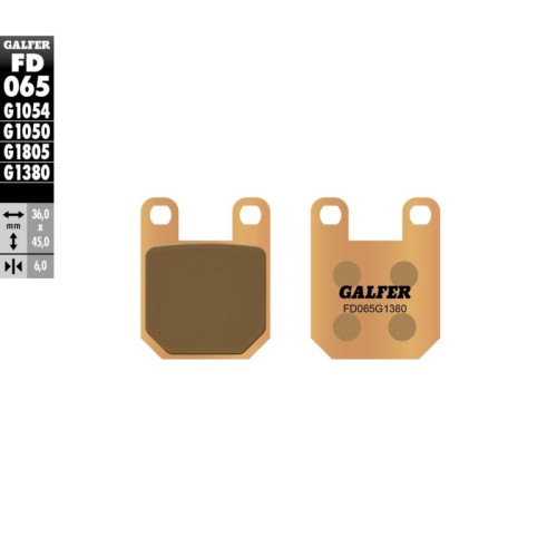 pastillas de freno moto galfer scooter fd065g1380