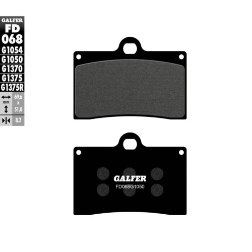 pastillas de freno moto galfer scooter fd068g1050