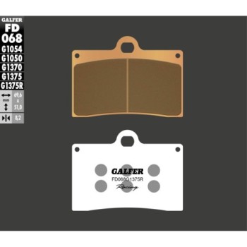 pastillas galfer fd068g1375r sinter sport r
